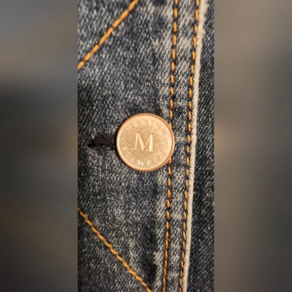 NEW!!! Martha Stewart Denim Jean Jacket,Sz Large,NWT - Picture 5 of 6